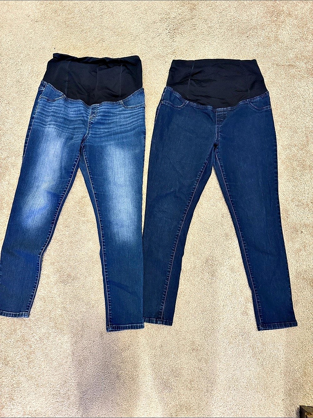 Isabel Maternity Skinny Entubado Maternity Skinny Jeans Blue Size 12/31